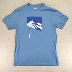 STIO T-Shirt Men's Medium Graphic‎ Outdoor Wear Tee Shirt